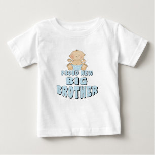 T-shirt Pour Bébé Nouveau garçon fier de frère