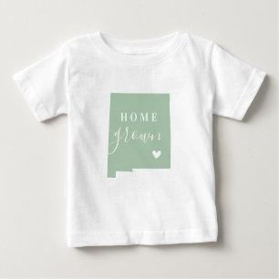 T-shirt Pour Bébé Nouveau-Mexique - Maison cultivée   Carte d'état d