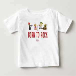 T-shirt Pour Bébé Nouveau-né nouveau bébé né pour rock mignon t-shir