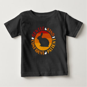 T-shirt Pour Bébé Nouvel An chinois des Traits de lapin