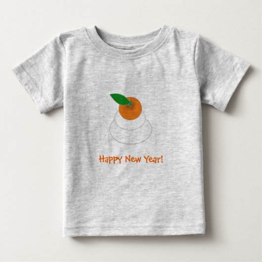 T-shirt Pour Bébé Nouvelles années de Mochi (Devant)