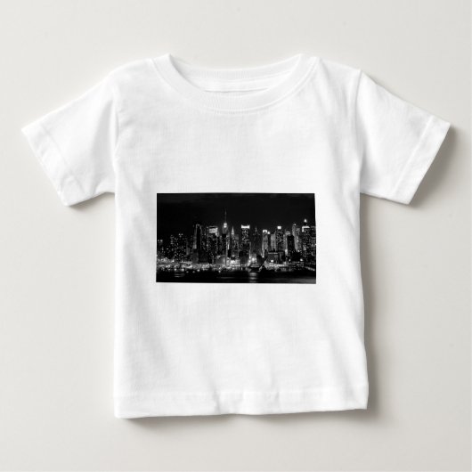 T-shirt Pour Bébé Nuit à New York (Devant)