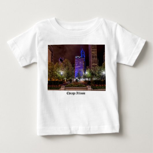 T-shirt Pour Bébé Nuit de printemps du Millennium Park (Devant)