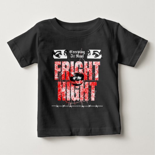 T-SHIRT POUR BÉBÉ NUIT DU VOL (Devant)
