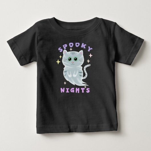 T-SHIRT POUR BÉBÉ NUITS EFFRAYANTES (Devant)