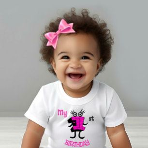 T-shirt Pour Bébé Numéro amusant 1