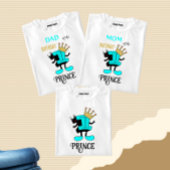 T-shirt Pour Bébé Numéro drôle un avec couronne