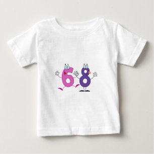T-shirt Pour Bébé Numéro heureux 68
