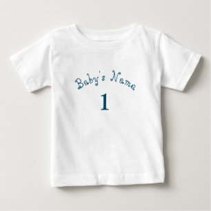T-shirt Pour Bébé Numéro personnalisé unique Baby Baby