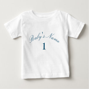 T-shirt Pour Bébé Numéro personnalisé unique Baby Baby