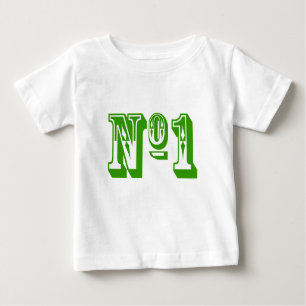 T-shirt Pour Bébé Numéro un enfant