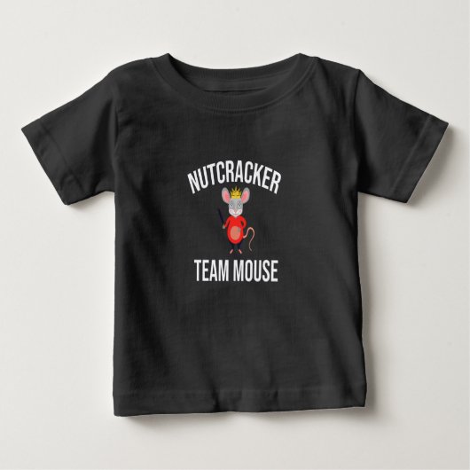 T-shirt Pour Bébé Nutcracker Team Mouse, Noisette de Noël, cadeau (Devant)