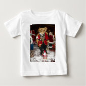 T-shirt Pour Bébé Nutcracker Teddy Bear Noël (Devant)