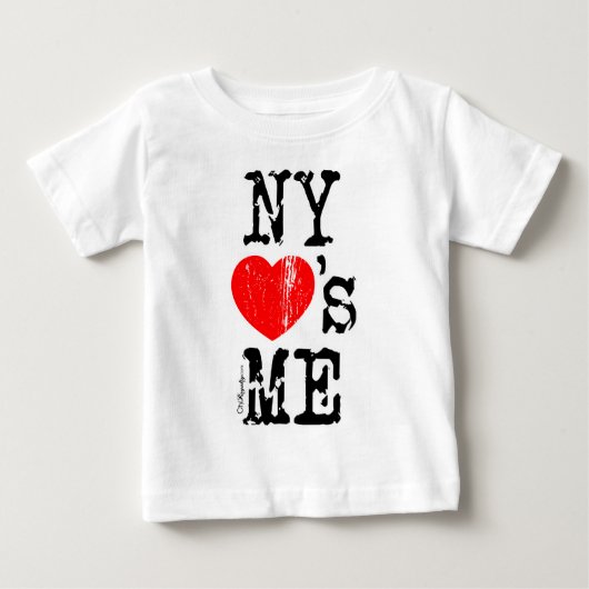 T-shirt Pour Bébé NY m'aime (Devant)