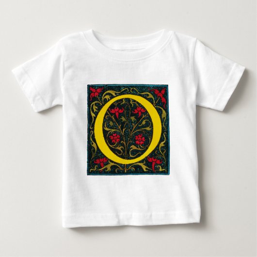 T-SHIRT POUR BÉBÉ O INITIAL, 1520. (Devant)