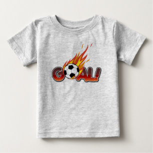 T-shirt Pour Bébé Objectif football