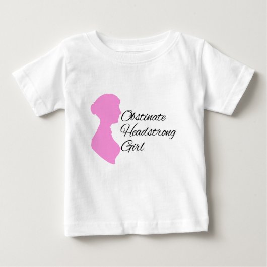 T-shirt Pour Bébé Obstiner Headstrong Girl Tu-tu One Piece (Devant)