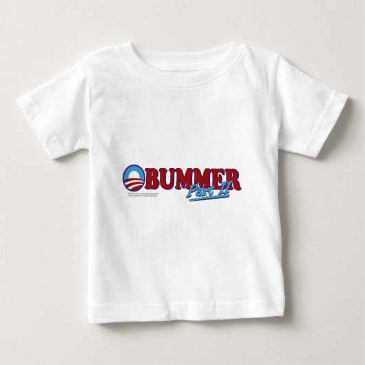 T-shirt Pour Bébé Obummer Partie 2 (Devant)