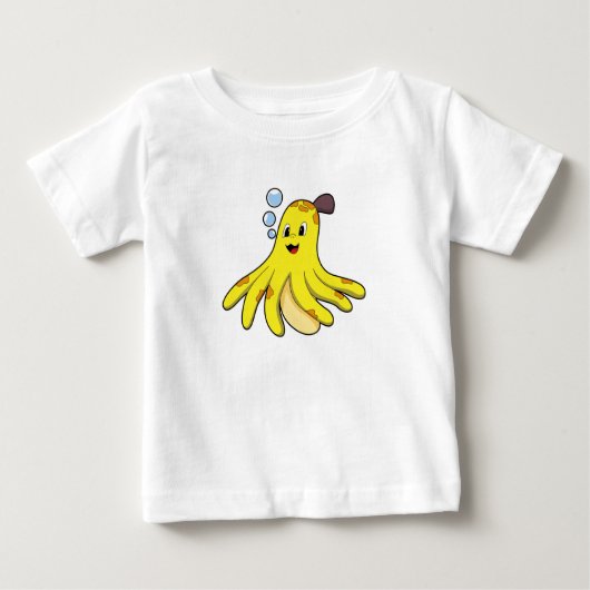T-shirt Pour Bébé Octopus (Devant)