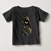 T-shirt Pour Bébé Œil de léopard (Devant)