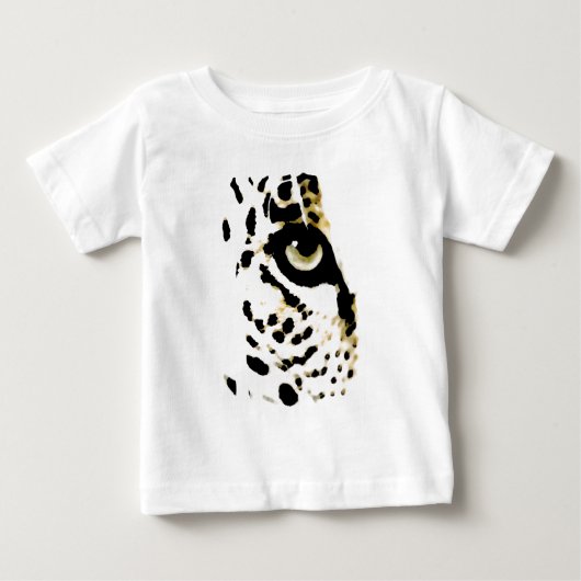 T-shirt Pour Bébé Œil de léopard (Devant)