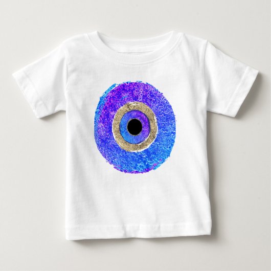 T-shirt Pour Bébé Oeil malin (Devant)