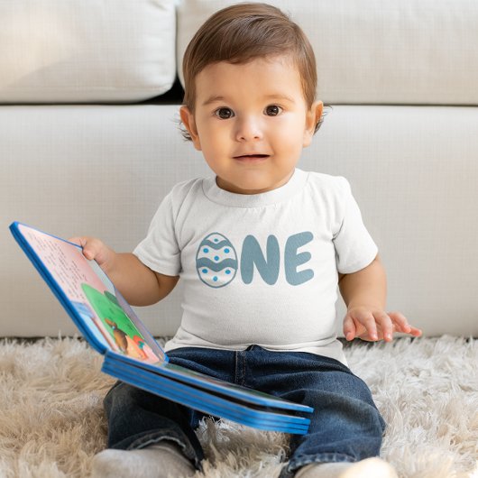T-shirt Pour Bébé Oeuf de Pâques 1er anniversaire