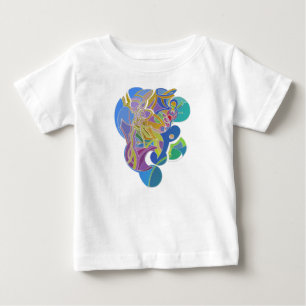 T-shirt Pour Bébé Œuvre d'art fantaisiste