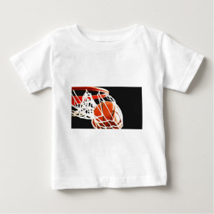 T-shirt Pour Bébé Oeuvre de basket-ball