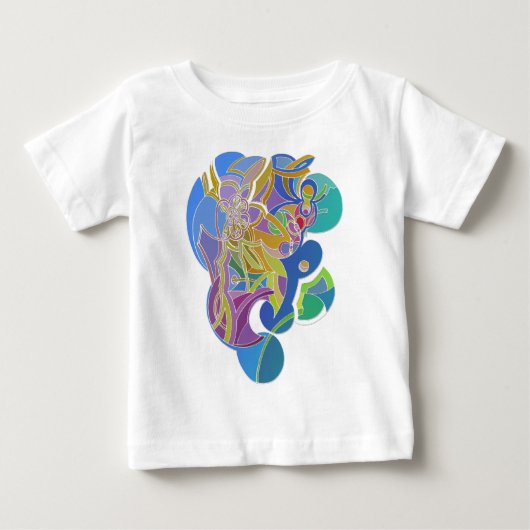 T-shirt Pour Bébé Oeuvre Whimsical (Devant)