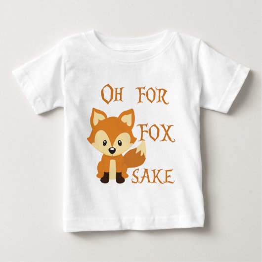 T-shirt Pour Bébé Oh dans l'intéret de Fox (Devant)