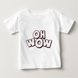 T-shirt Pour Bébé Oh wow