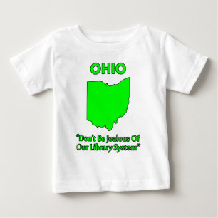T-shirt Pour Bébé Ohio - N'enviez pas notre système de bibliothèques