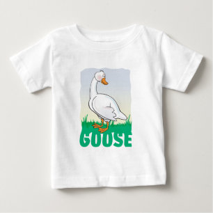 T-shirt Pour Bébé Oie amicale d'enfant