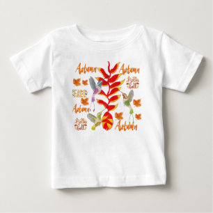 T-shirt Pour Bébé Oiseau de mer Automne /Automne