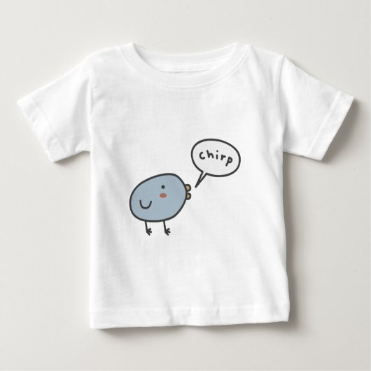 T-shirt Pour Bébé Oiseau gai (Devant)