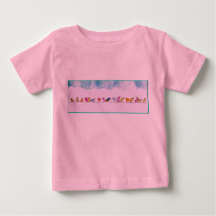 T-shirt Pour Bébé Oiseaux chantant dans la chemise de nourrisson de
