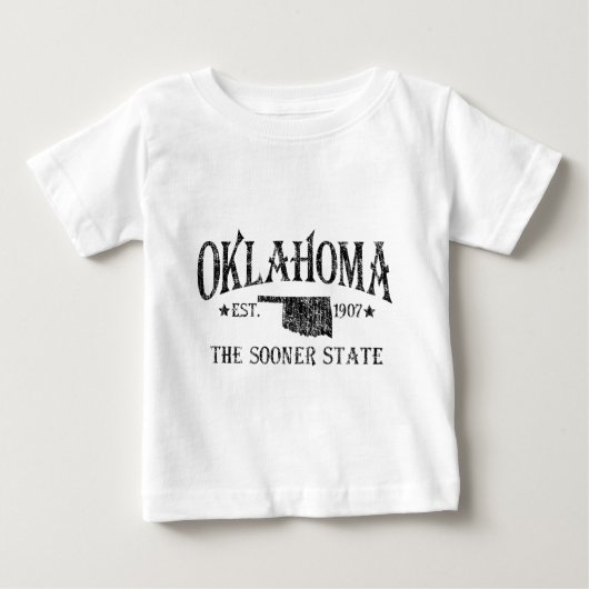 T-shirt Pour Bébé Oklahoma - L'État Sooneri (Devant)