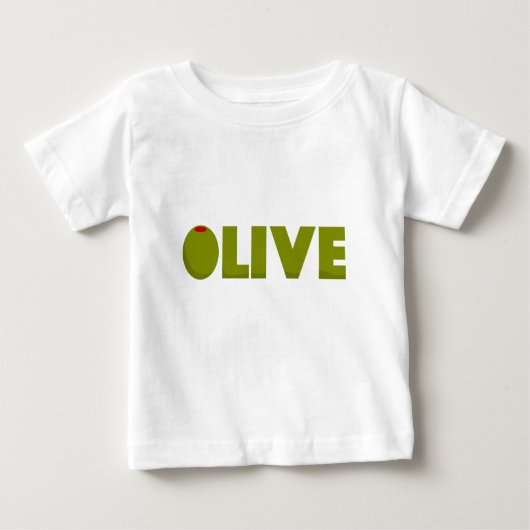 T-shirt Pour Bébé Olive (Devant)