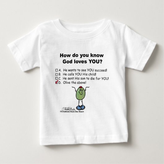 T-shirt Pour Bébé Olive the Above ! (Devant)