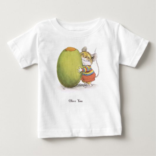 T-shirt Pour Bébé Olive vous T-shirt de bébé (Devant)