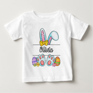 T-shirt Pour Bébé Olivia Lapin de Pâques