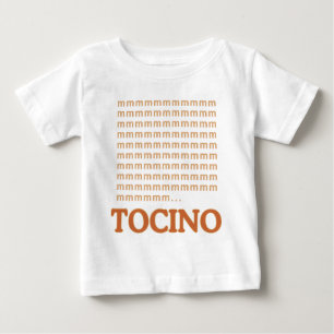 T-shirt Pour Bébé OM NOM NOM Mmm... TOCINO