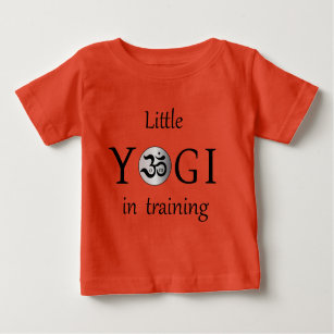 T-shirt Pour Bébé Om zen cute yogi yoga baby bodysuit beige light
