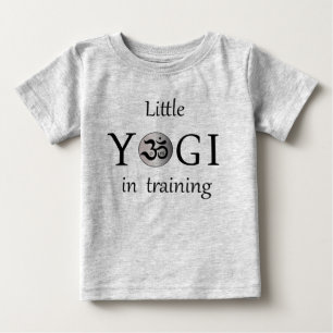 T-shirt Pour Bébé Om zen joli yogi yoga bébé enfants T-shirt gris