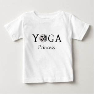 T-shirt Pour Bébé Om zen mignon yogi yoga princess bébé bodysuit tut