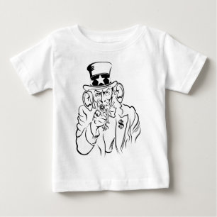 T-shirt Pour Bébé Oncle Sam