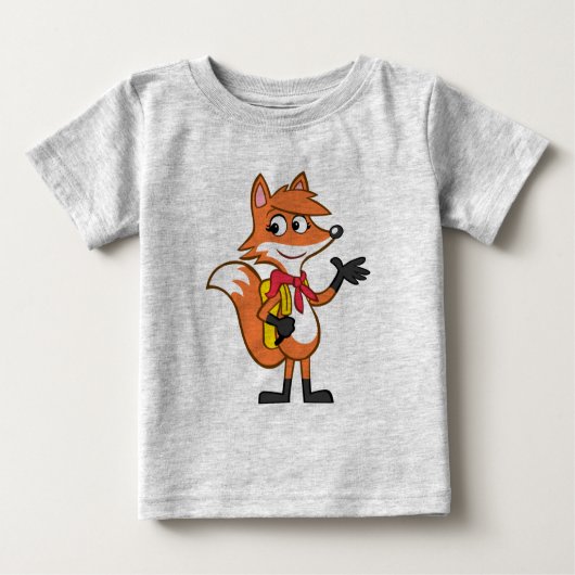 T-shirt Pour Bébé Ondulation de Fox de Rick | Scarlett de garde (Devant)