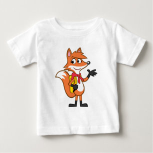 T-shirt Pour Bébé Ondulation de Fox de Rick   Scarlett de garde