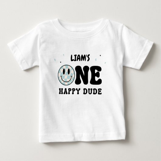 T-SHIRT POUR BÉBÉ ONE HAPPY DUDE  (Devant)